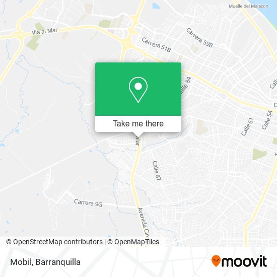 Mobil map