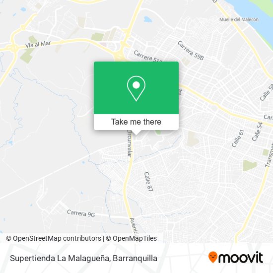 Supertienda La Malagueña map