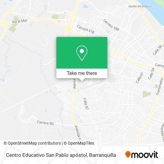 Mapa de Centro Educativo San Pablo apóstol