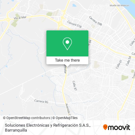 Soluciones Electrónicas y Refrigeración S.A.S. map