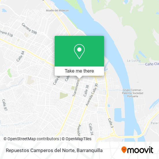 Repuestos Camperos del Norte map