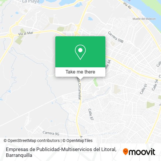 Mapa de Empresas de Publicidad-Multiservicios del Litoral