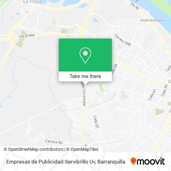 Mapa de Empresas de Publicidad-Servibrillo Uv