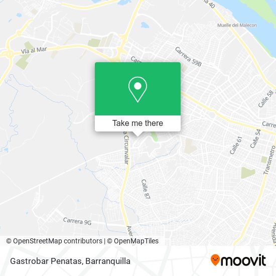 Gastrobar Penatas map