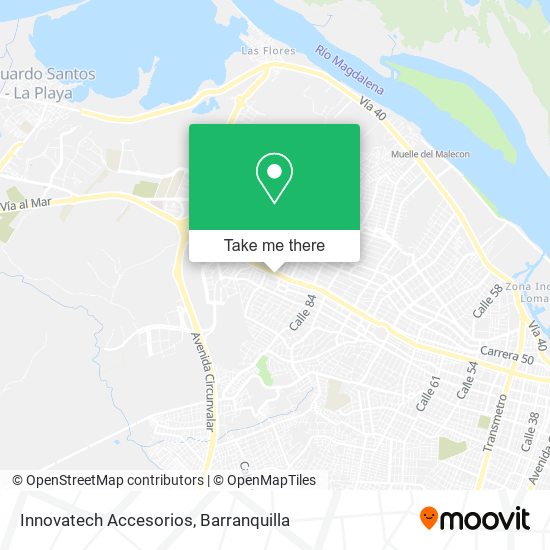 Mapa de Innovatech Accesorios