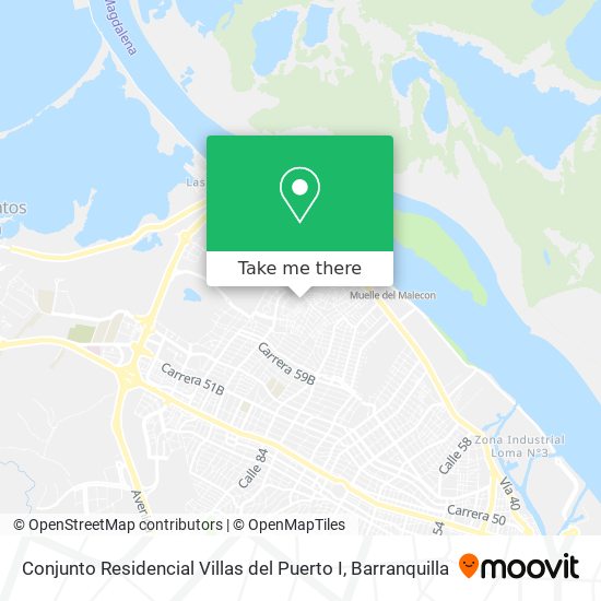 Conjunto Residencial Villas del Puerto I map