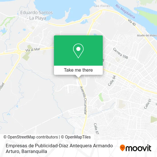 Mapa de Empresas de Publicidad-Díaz Antequera Armando Arturo