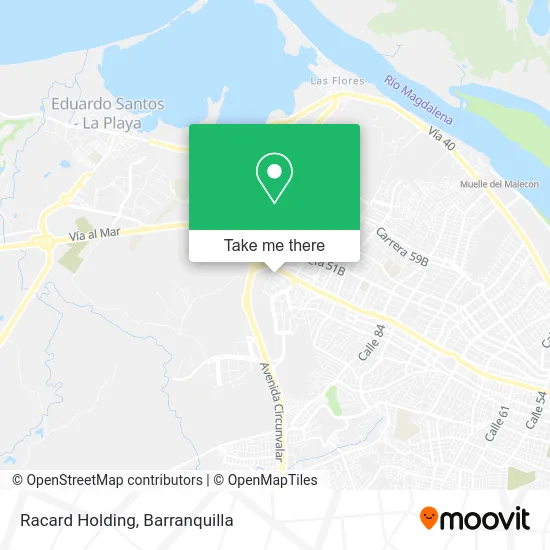 Racard Holding map