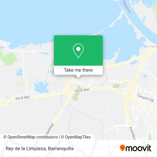Rey de la Limpieza map