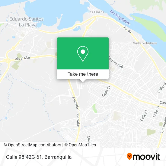 Calle 98 42G-61 map