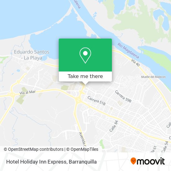 Hotel Holiday Inn Express map