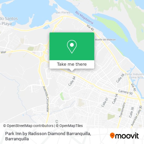 Park Inn by Radisson Diamond Barranquilla map