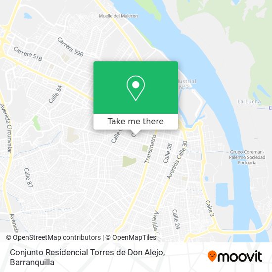 Conjunto Residencial Torres de Don Alejo map