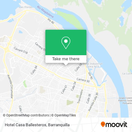 Hotel Casa Ballesteros map