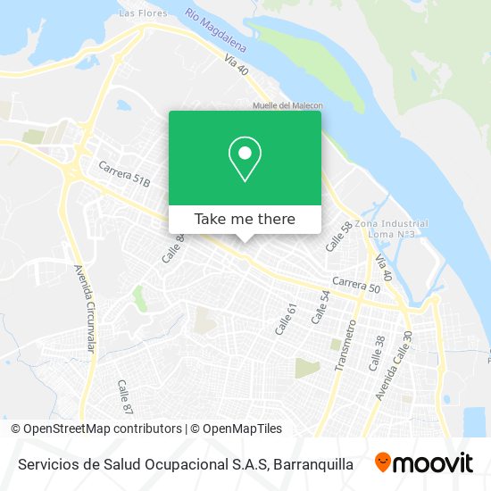 Servicios de Salud Ocupacional  S.A.S map