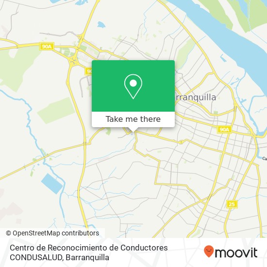 Centro de Reconocimiento de Conductores CONDUSALUD map