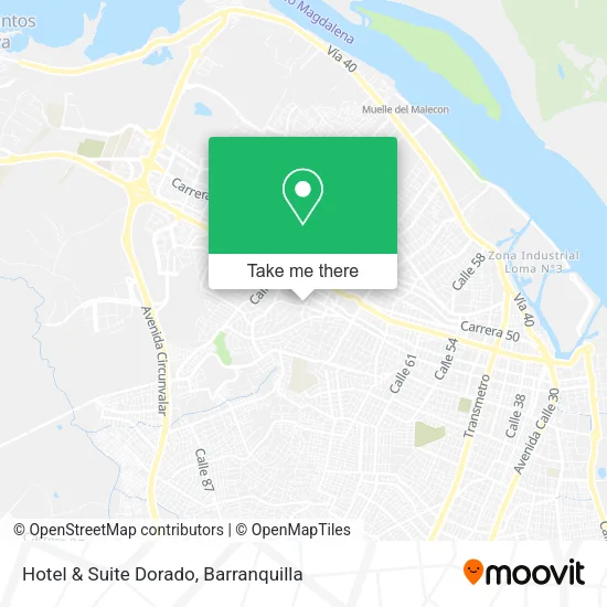 Hotel & Suite Dorado map