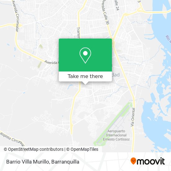 Barrio Villa Murillo map