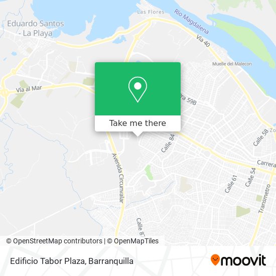 Edificio Tabor Plaza map