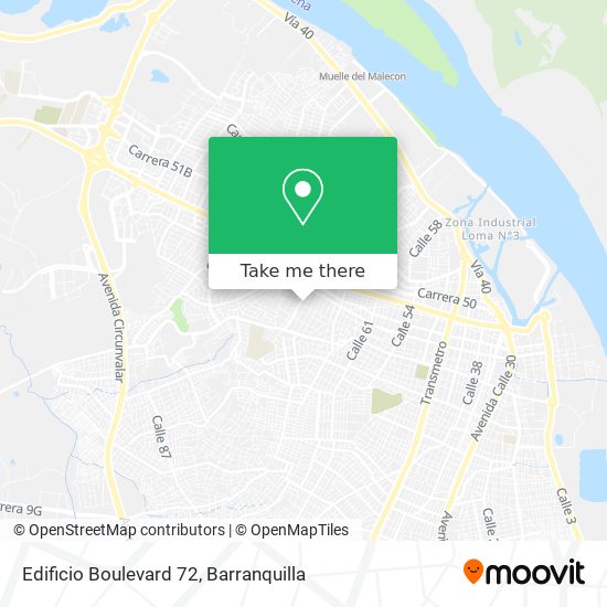 Edificio Boulevard 72 map