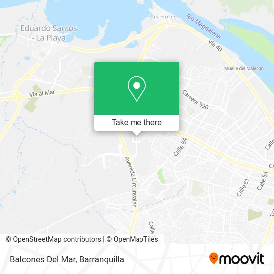 Balcones Del Mar map