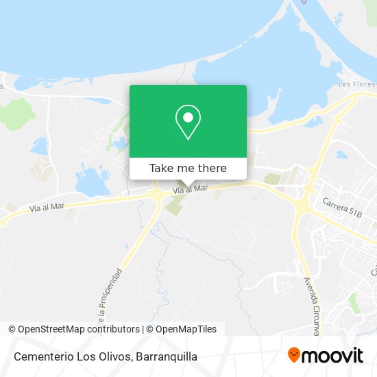 Cementerio Los Olivos map