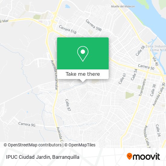 IPUC Ciudad Jardin map