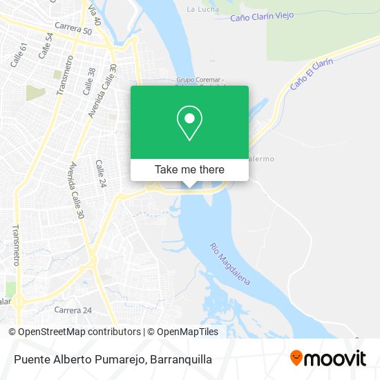 Mapa de Puente Alberto Pumarejo
