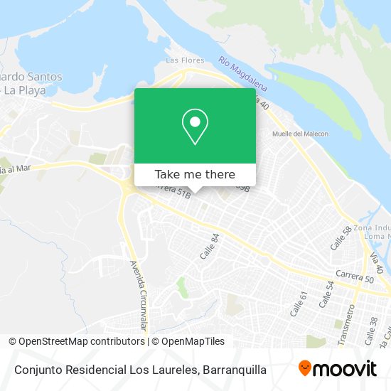 Conjunto Residencial Los Laureles map