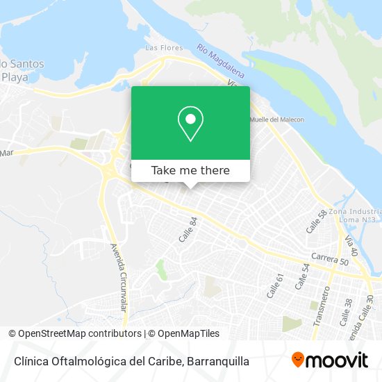 Clínica Oftalmológica del Caribe map