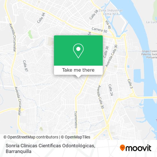 Mapa de Sonría Clínicas Científicas Odontológicas