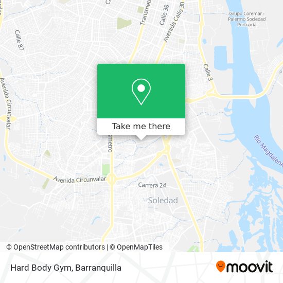 Hard Body Gym map