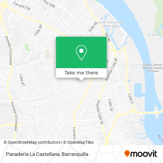 Mapa de Panaderia La Castellana
