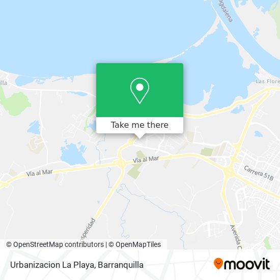 Urbanizacion La Playa map