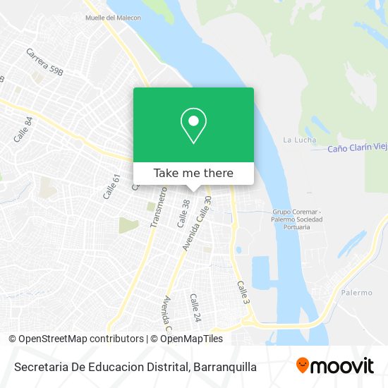Mapa de Secretaria De Educacion Distrital