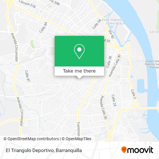 El Triangulo Deportivo map
