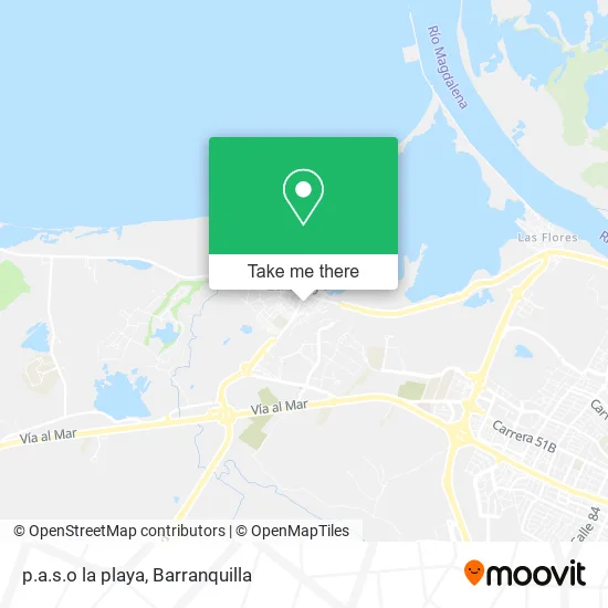 Mapa de p.a.s.o la playa