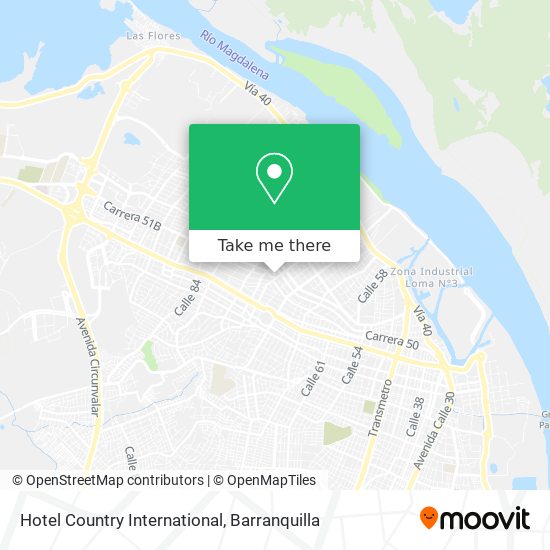Hotel Country International map