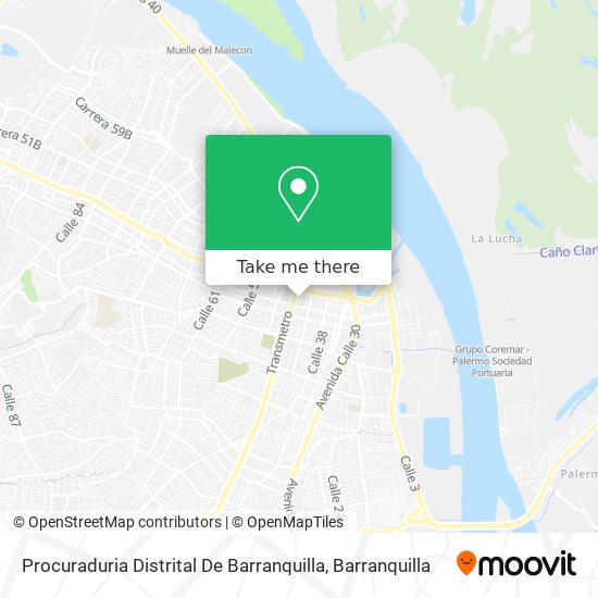Procuraduria Distrital De Barranquilla map