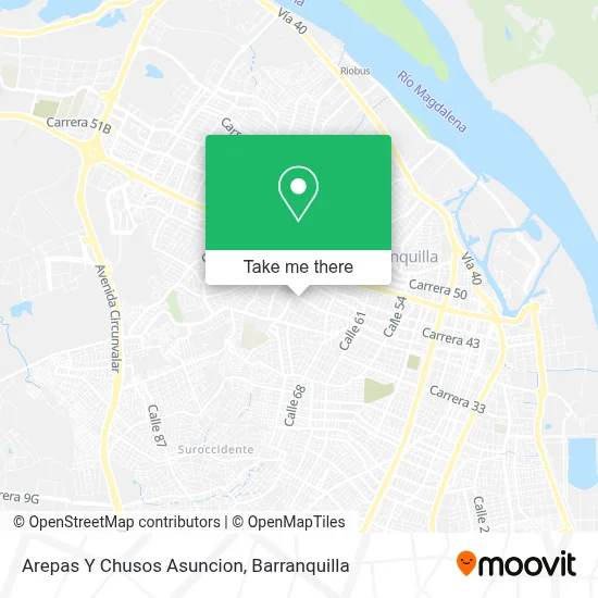 Arepas Y Chusos Asuncion map