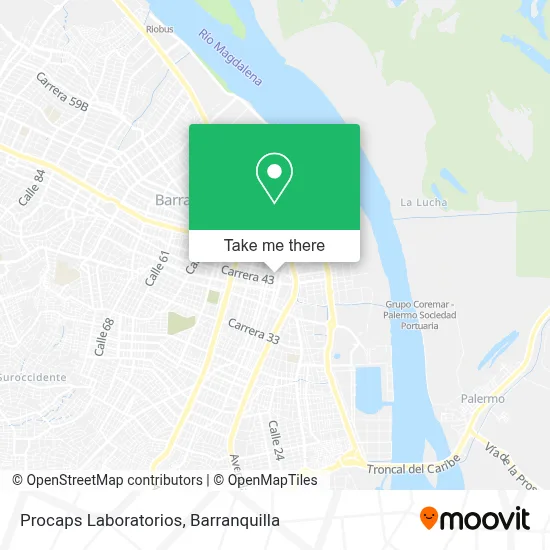 Procaps Laboratorios map
