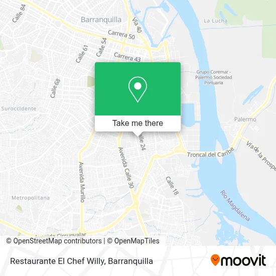 Restaurante El Chef Willy map