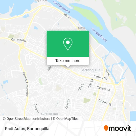 Radi Autos map
