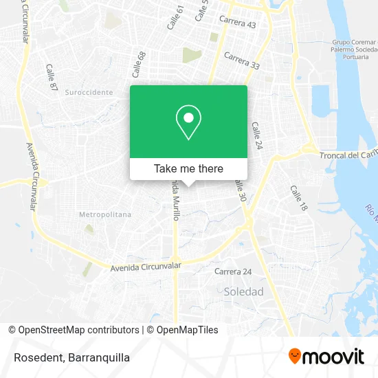 Rosedent map