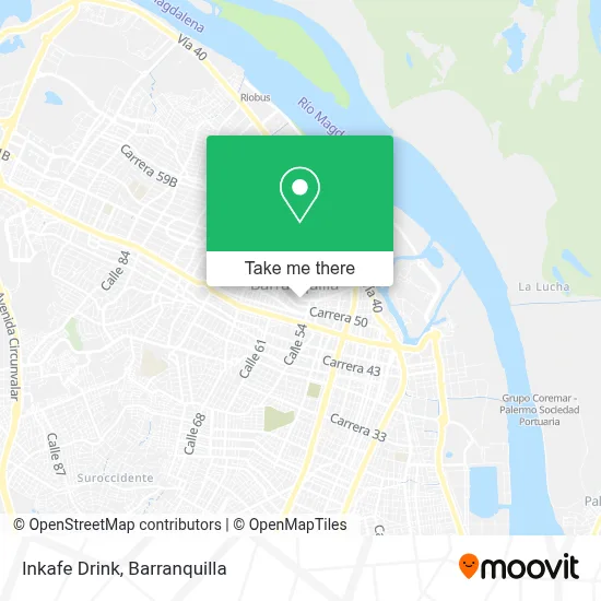 Inkafe Drink map