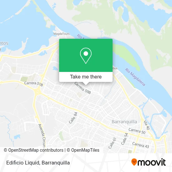 Edificio Liquid map