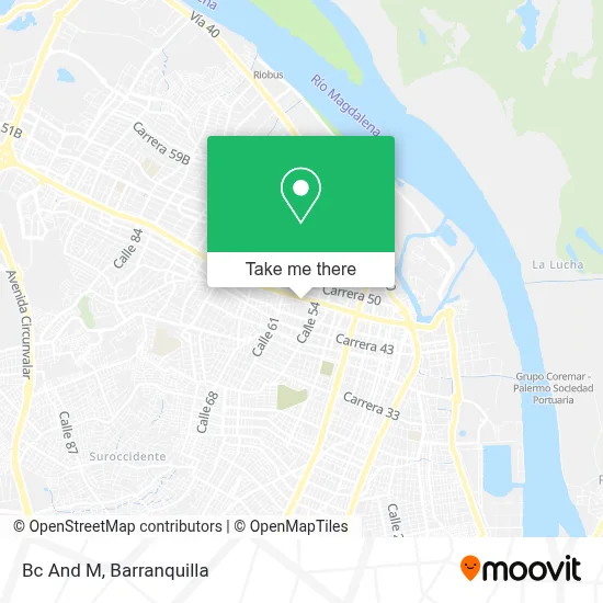 Bc And M map