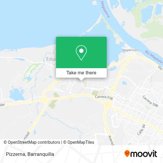 Pizzerna map