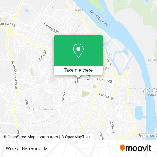 Worko map
