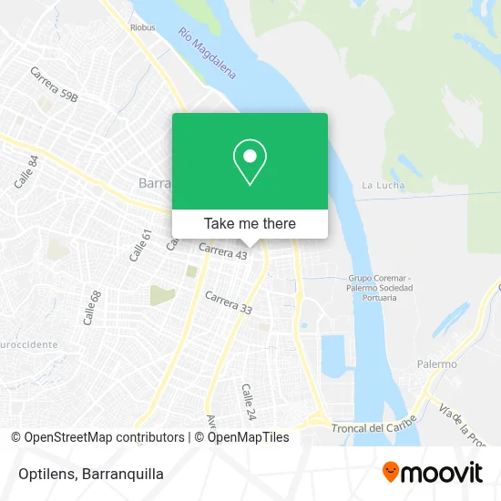 Optilens map